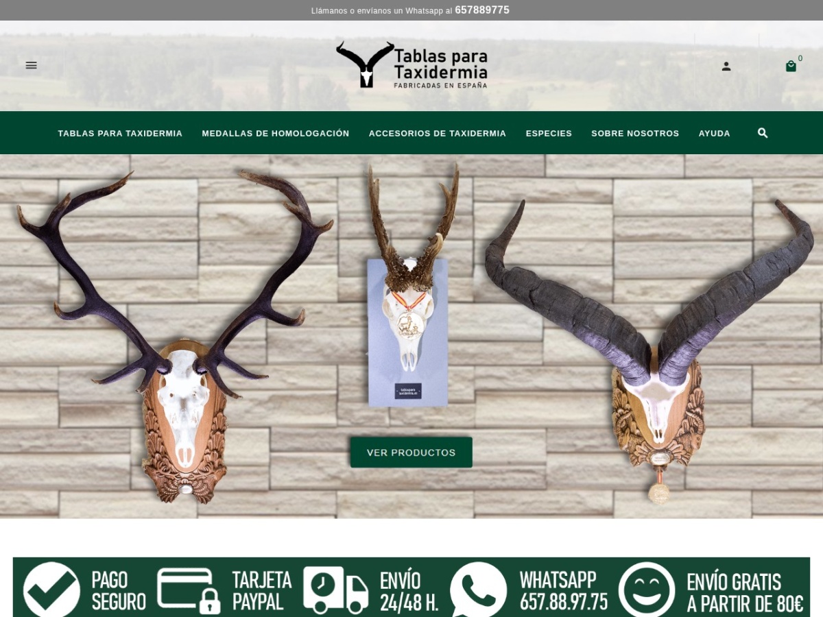 Tablas para Taxidermia